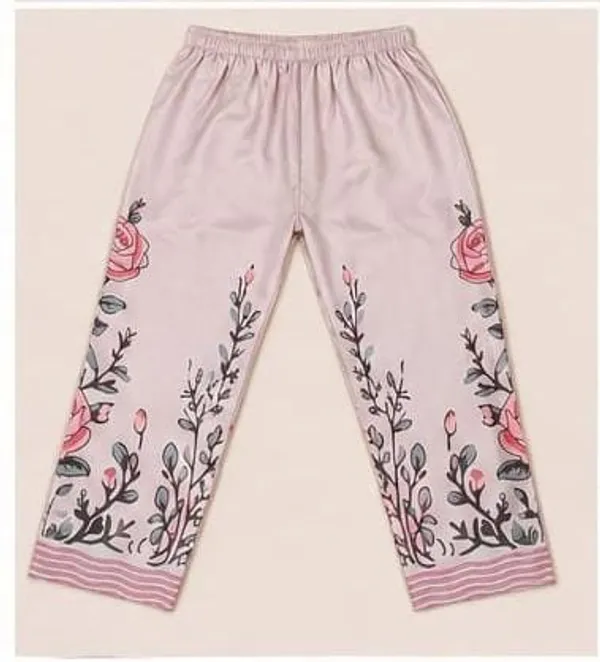 Pink_Soft_Fabric_Straight_Kurti_Trouser_Set_For_Women