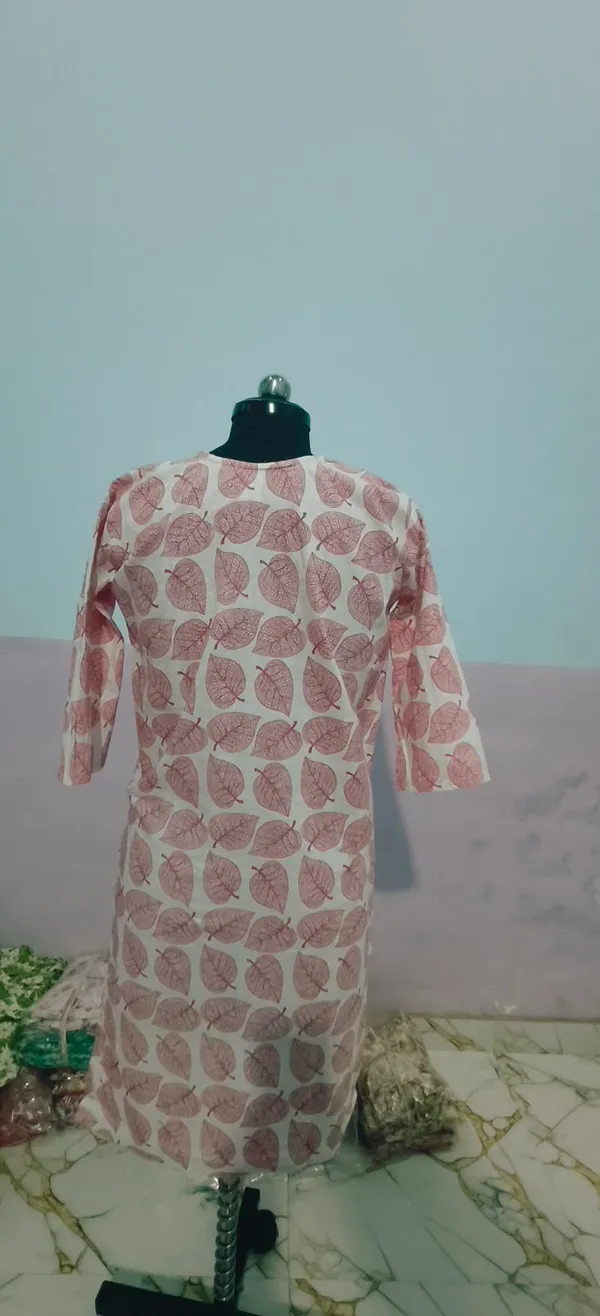 Cream_Printed_Straight_Kurta_For_Women