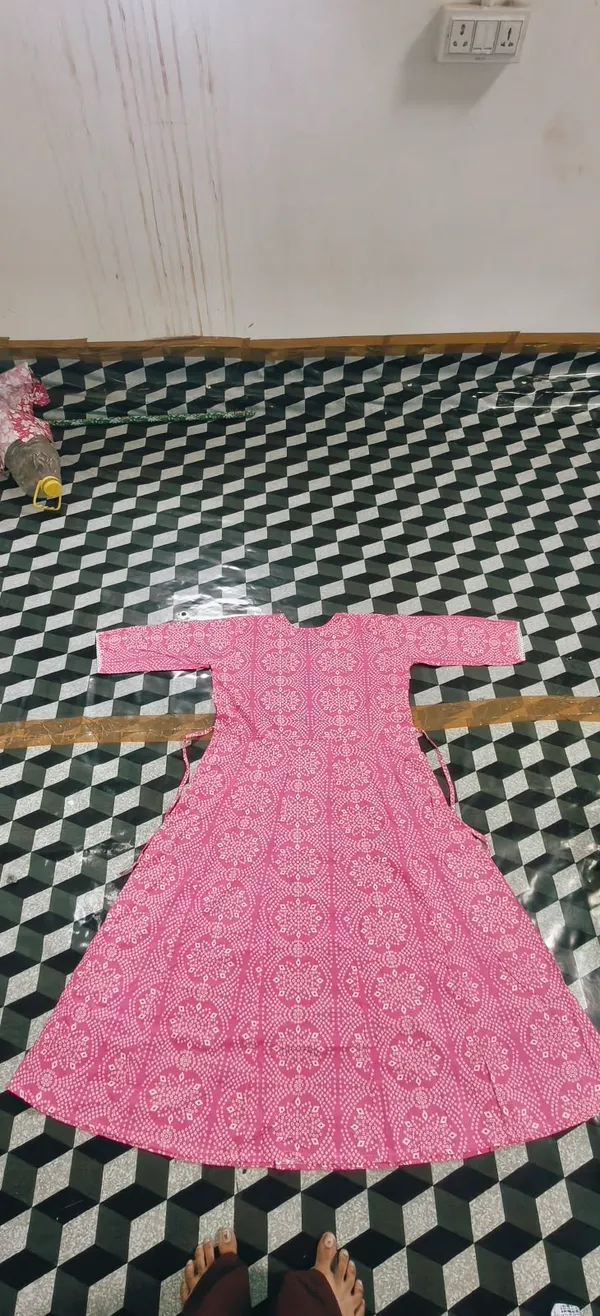 Pink_Printed_Flared_Kurta_For_Women