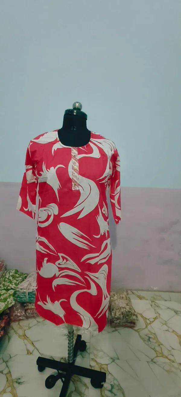 Red_Printed_Straight_Kurta_Set_for_Women