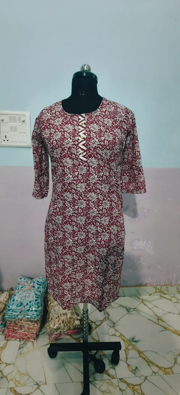 Maroon_Printed_Straight_Kurta_for_Women