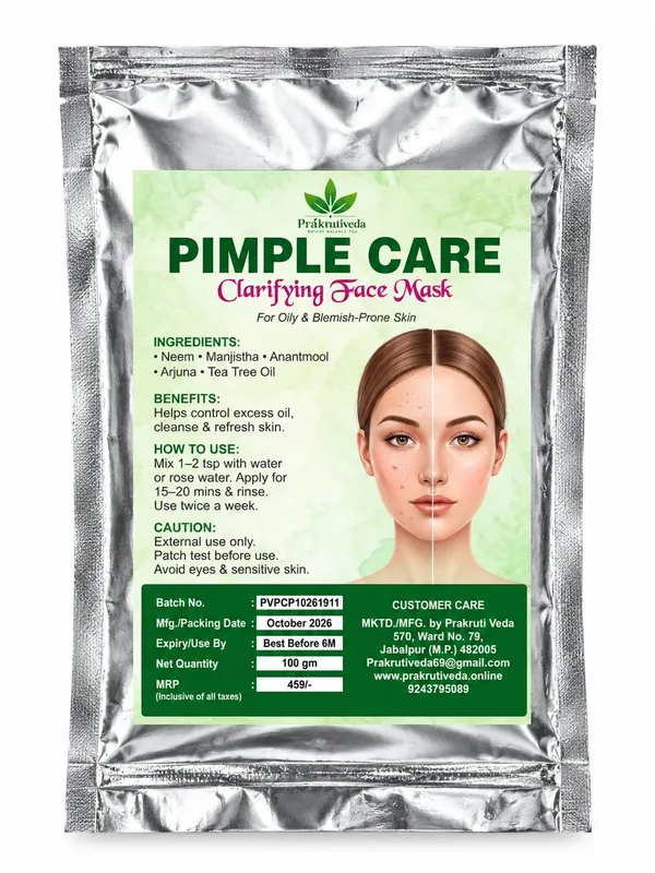 Prakrutiveda_Pimple_Care_Clarifying_Face_Mask