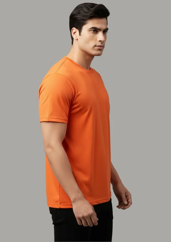 Orange_Polyester_Regular_Fit_T-Shirt_For_Men
