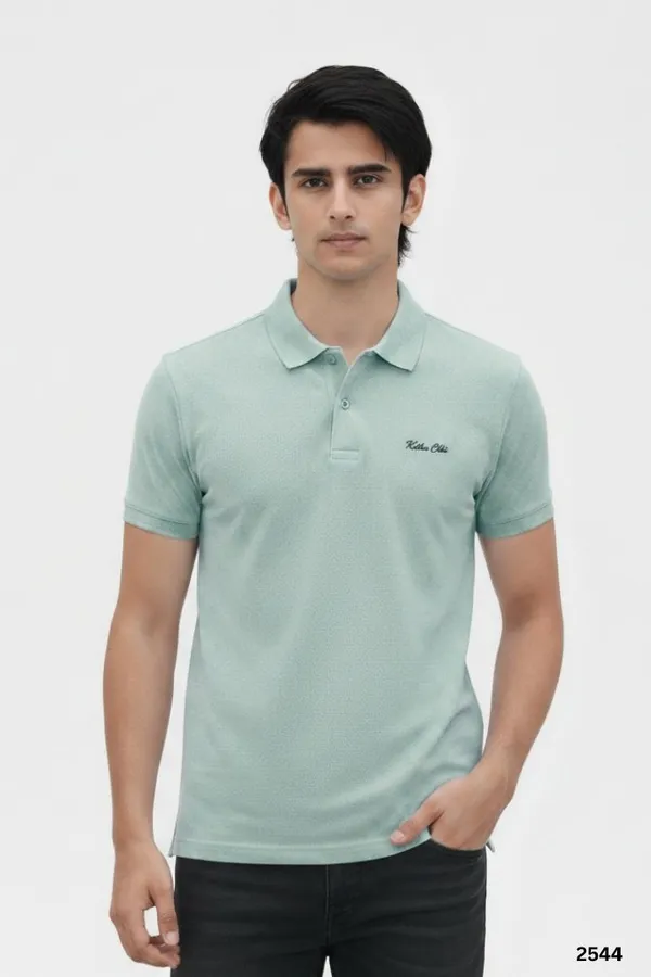 Mint_Green_Cotton_Regular_Fit_Polo_T-Shirt_For_Men