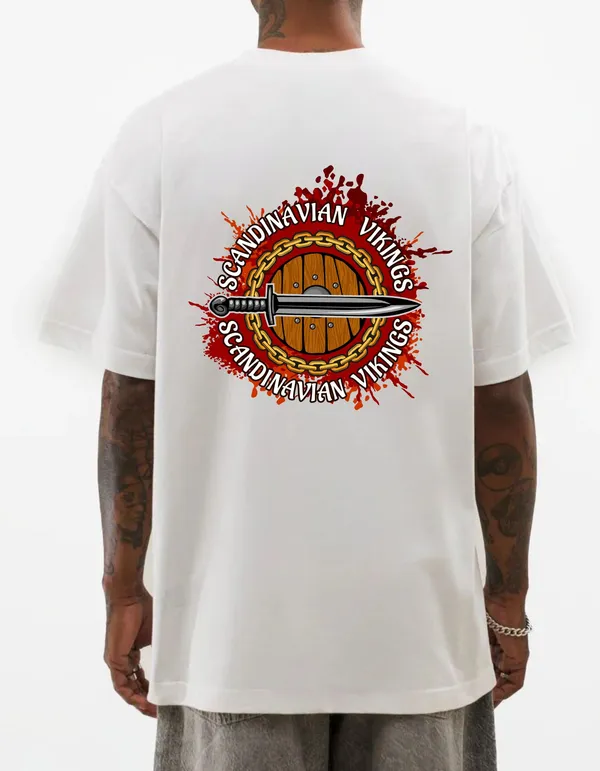 White_Casual_Fit_Graphic_T-Shirt_For_Men