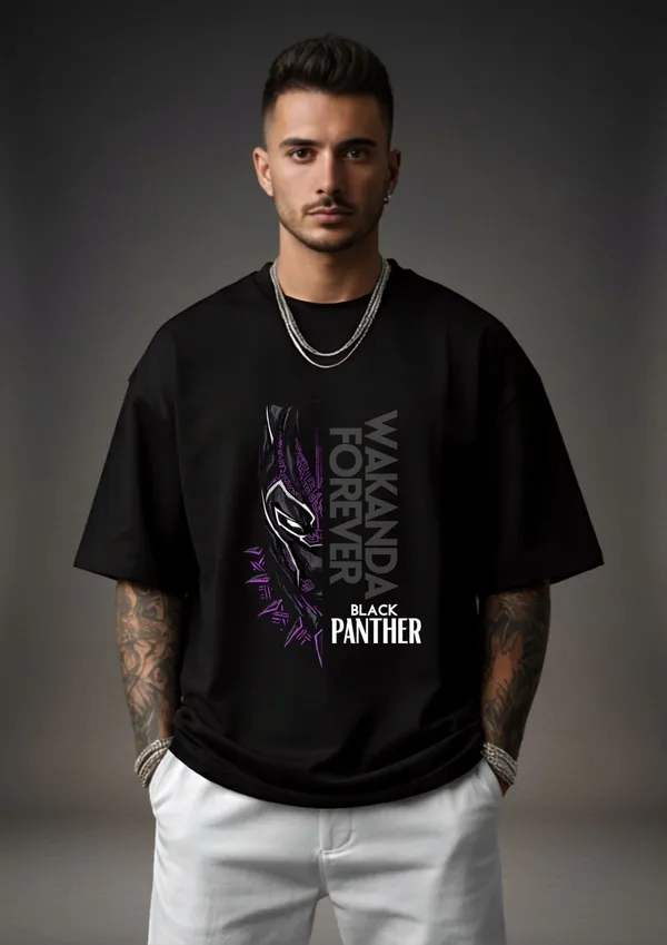 Black_Cotton_Oversized_Fit_Graphic_T-Shirt_For_Men
