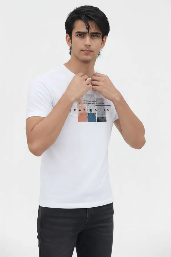 White_Cotton_Regular_Fit_Graphic_T-Shirt_For_Men
