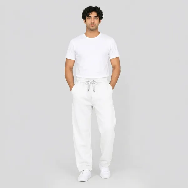 White_Cotton_Joggers_for_Men