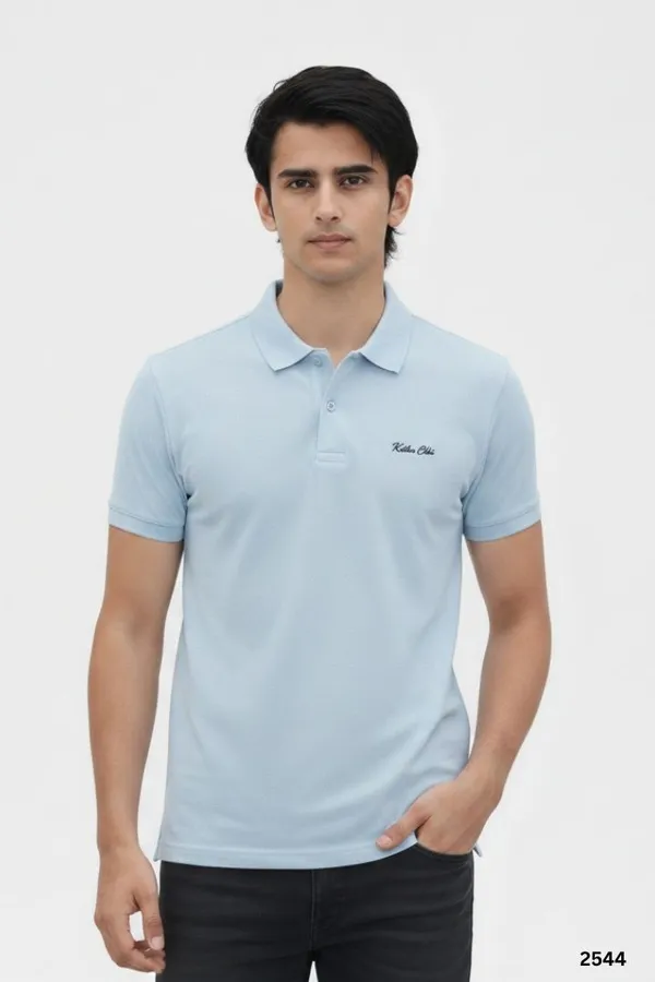 Light_Blue_Cotton_Regular_Fit_Polo_T-Shirt_For_Men