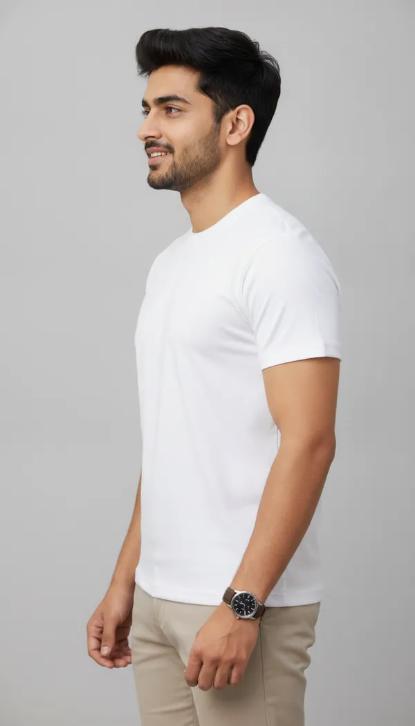 White_Cotton_Regular_Fit_Crew_Neck_T-Shirt_For_Men
