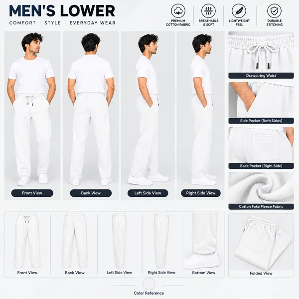 White_Cotton_Joggers_for_Men