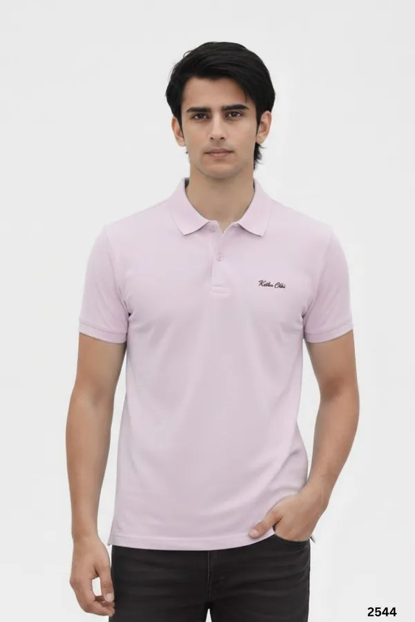 Pink_Cotton_Regular_Fit_Polo_T-Shirt_For_Men