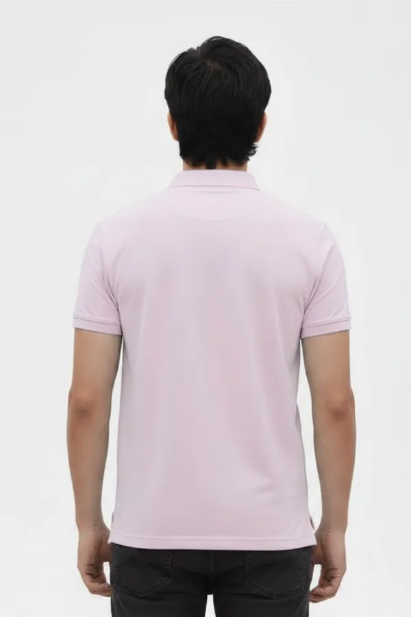 Pink_Cotton_Regular_Fit_Polo_T-Shirt_For_Men