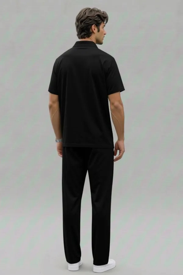 Black_Cotton_Relaxed_Fit_Short_Sleeve_Shirt_For_Men