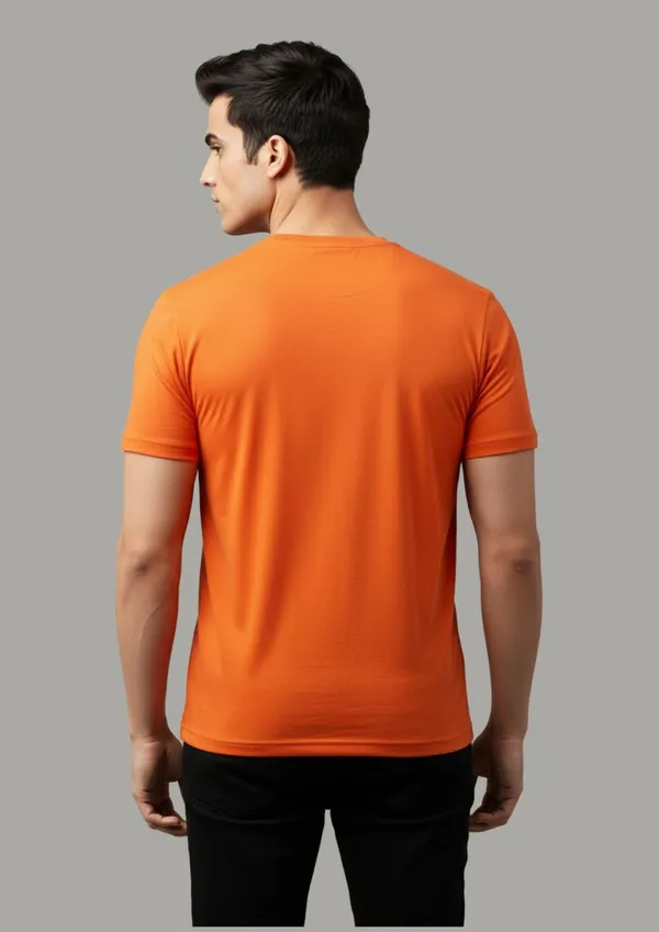 Orange_Polyester_Regular_Fit_T-Shirt_For_Men