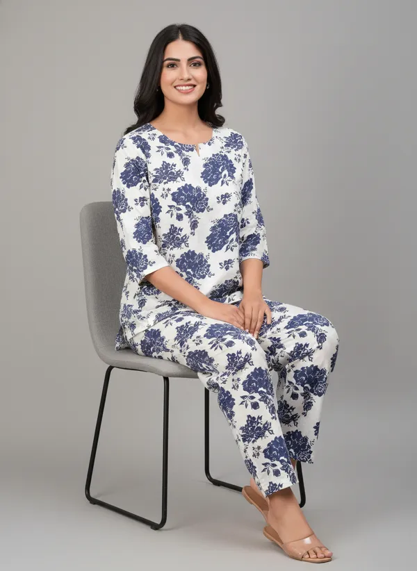 Blue_Floral_Print_Relaxed_Fit_Co_Ord_Set_for_Women