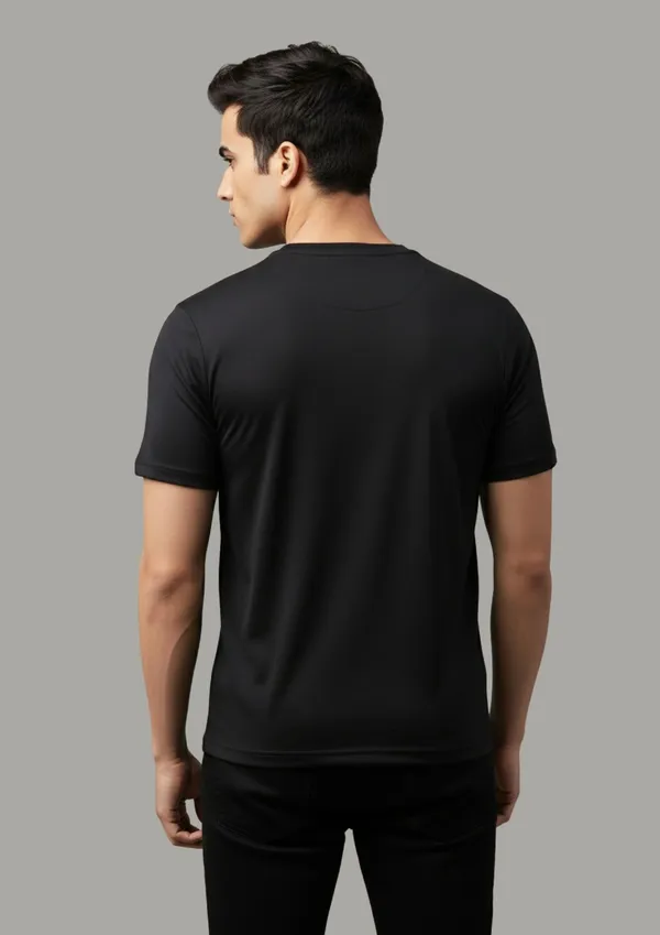 Black_Polyester_Regular_Fit_Crew_Neck_T-Shirt_For_Men
