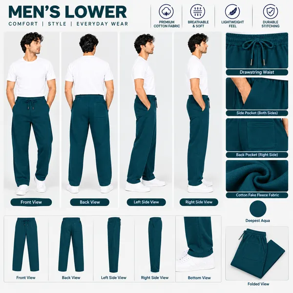 Deepest_Aqua_Cotton_Fleece_Joggers_for_Men