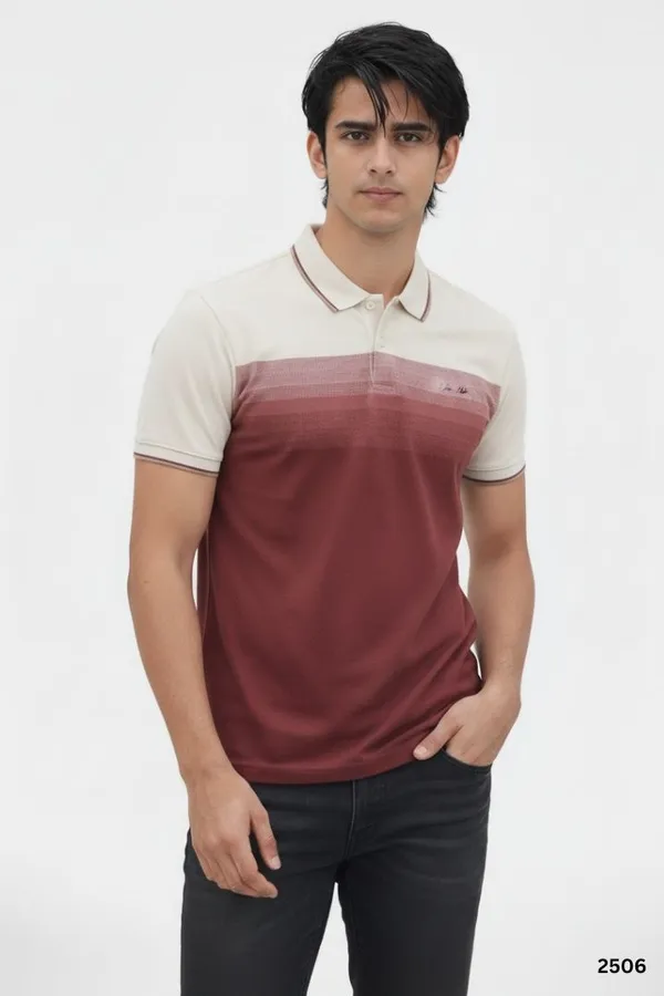 Maroon_Cotton_Colorblocked_Regular_Fit_Polo_T-Shirt_For_Men