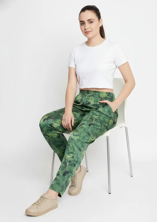 Green_Cotton_Slim_Fit_Printed_Leggings_For_Women