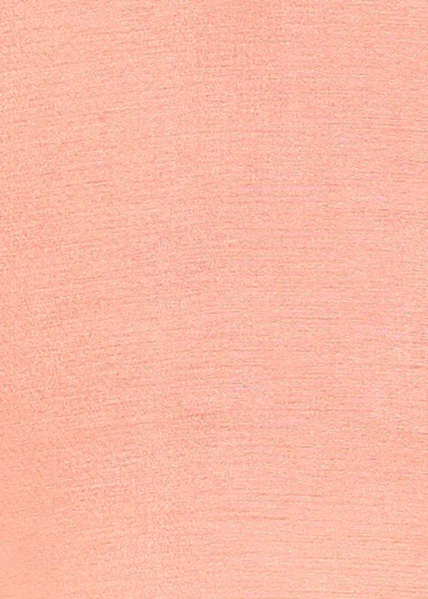 Peach_Silk_Straight_Fit_Solid_Kurta_For_Men
