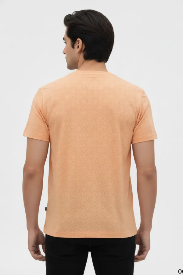 Peach_Cotton_Printed_Regular_Fit_T-Shirt_For_Men