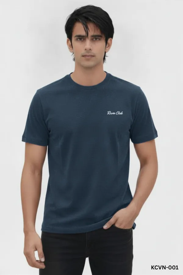 Navy_Cotton_Regular_Fit_T-Shirt_For_Men