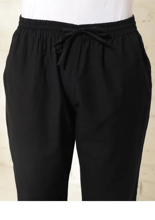 Black_Elasticated_Straight_Fit_Trousers_for_Women
