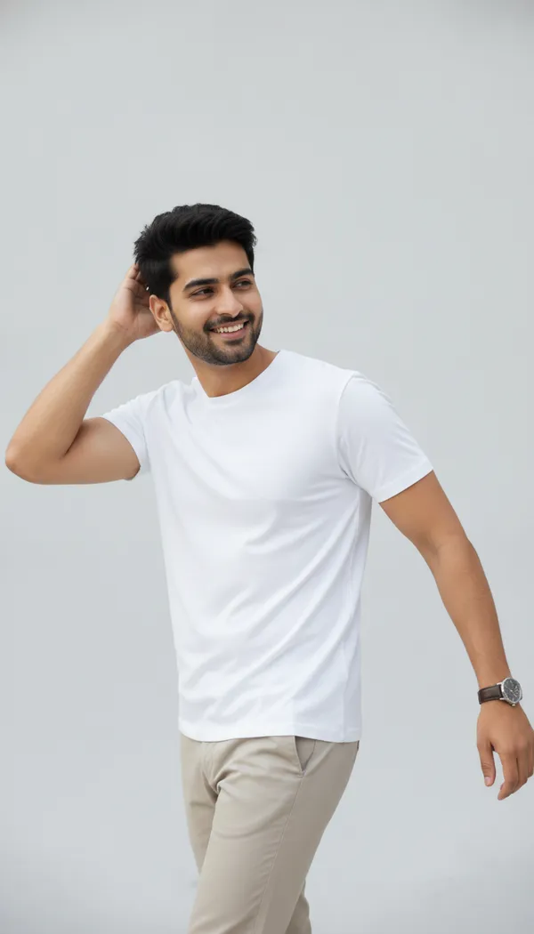 White_Cotton_Regular_Fit_Crew_Neck_T-Shirt_For_Men