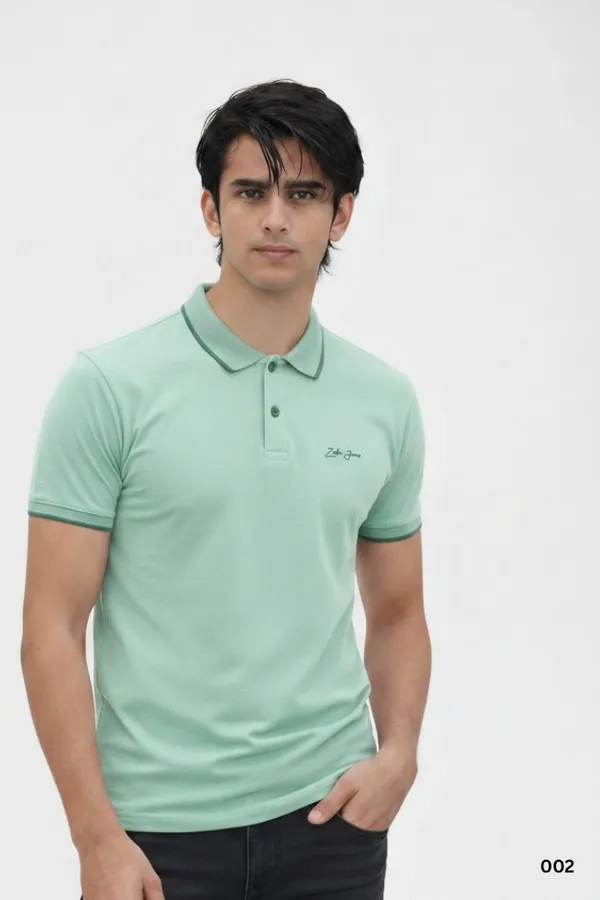 Mint_Green_Cotton_Regular_Fit_Polo_T-Shirt_For_Men