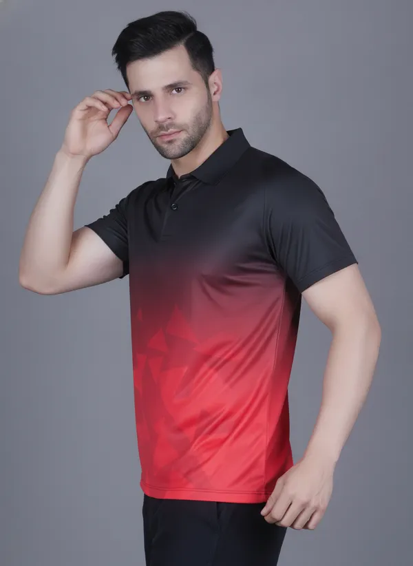 Black_And_Red_Gradient_Polo_T-Shirt_for_Men
