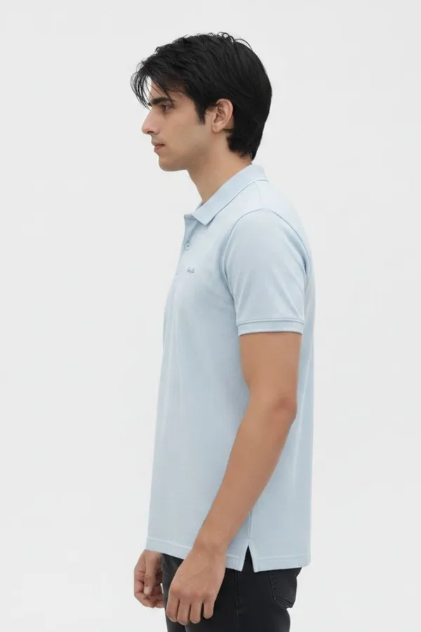 Light_Blue_Cotton_Regular_Fit_Polo_T-Shirt_For_Men