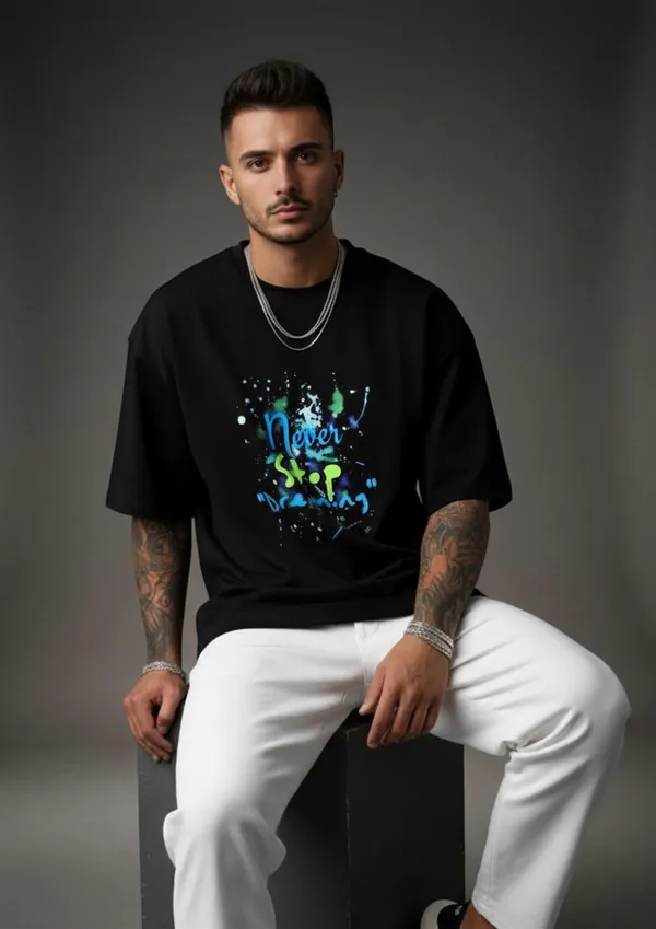 Black_Cotton_Oversized_Graphic_T-Shirt_For_Men