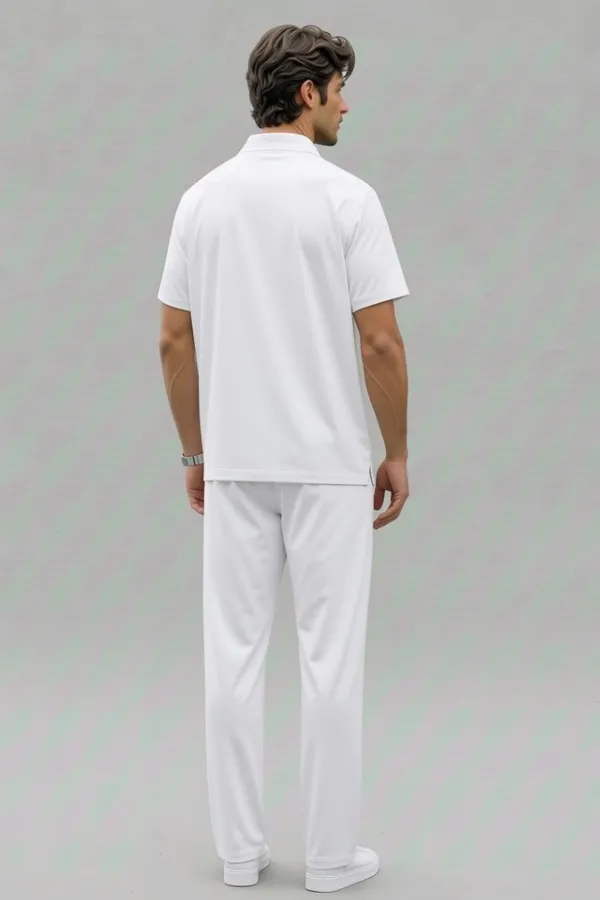 White_Cotton_Relaxed_Fit_Shirt_And_Trousers_Set_For_Men