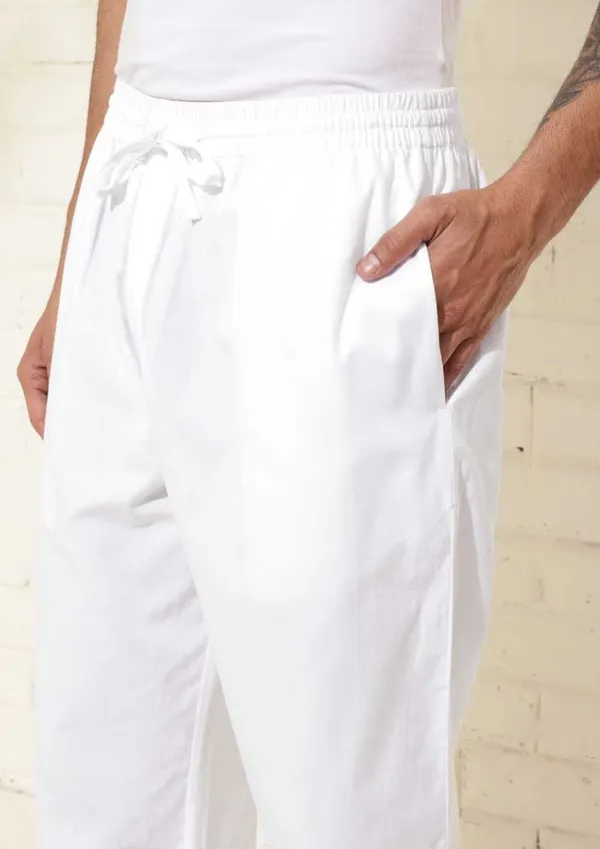 White_Relaxed_Fit_Pajama_for_Men