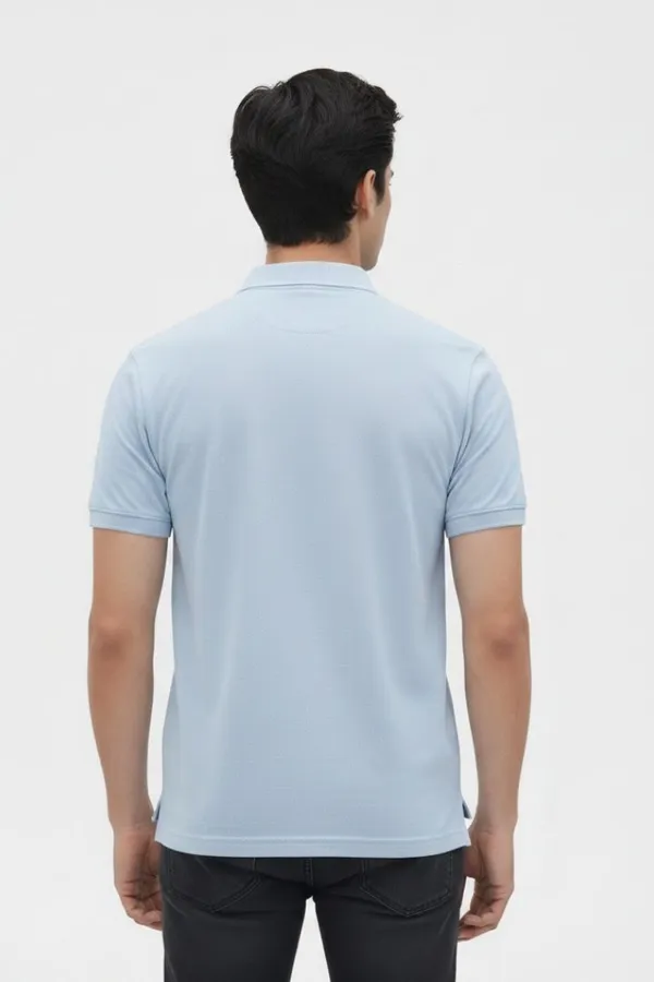 Light_Blue_Cotton_Regular_Fit_Polo_T-Shirt_For_Men