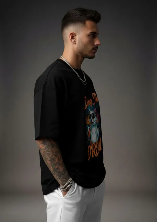 Black_Cotton_Oversized_Graphic_T-Shirt_For_Men