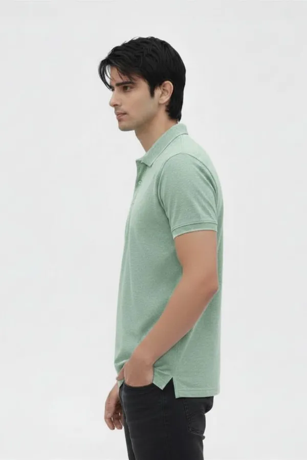 Mint_Green_Cotton_Regular_Fit_Polo_T-Shirt_For_Men