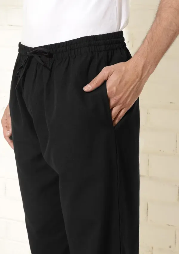 Black_Elasticated_Straight_Fit_Trousers_for_Women