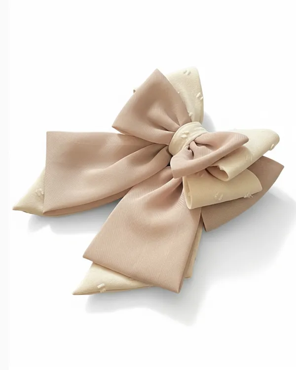 Multi_Layered_Georgette_Bows_(Beige)