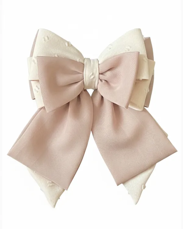 Multi_Layered_Georgette_Bows_(Beige)