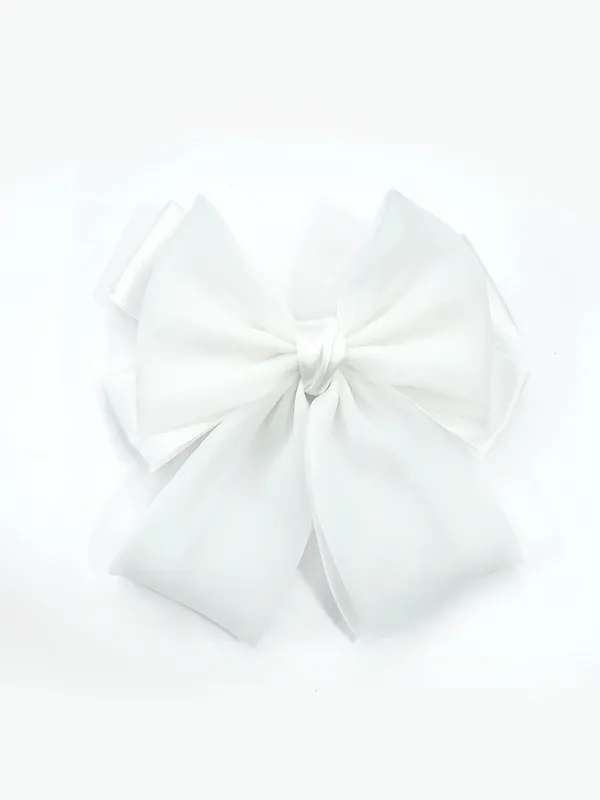 Organza_and_Satin_Bow_Clips_(White)