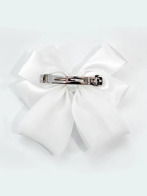 Organza_and_Satin_Bow_Clips_(White)