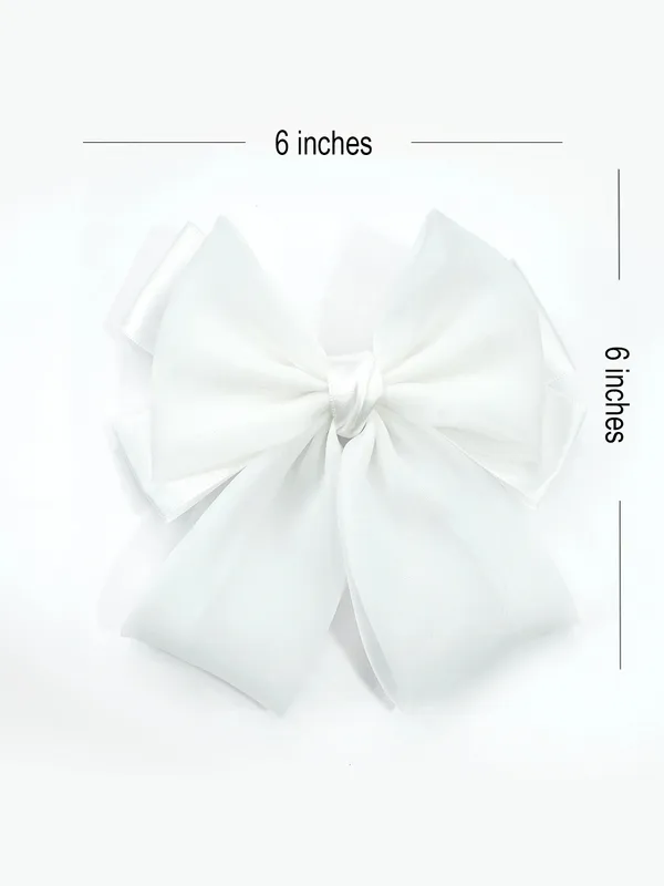 Organza_and_Satin_Bow_Clips_(White)
