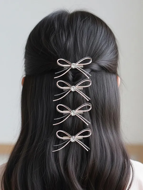 Women_Set_Of_4_Embellished_Alligator_Hair_Clip