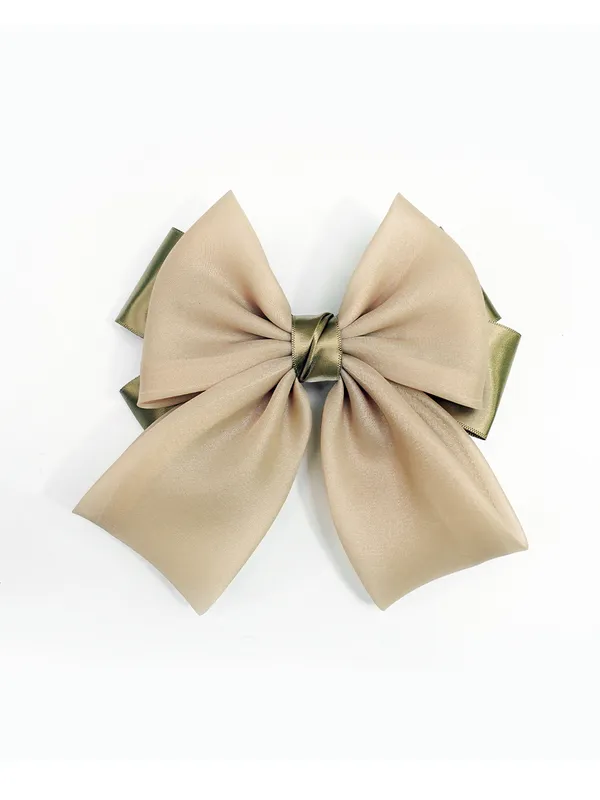 Organza_and_Satin_Bow_Clips_(Golden)
