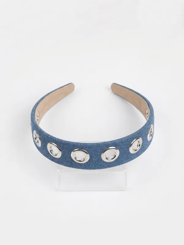 Eyelet_Denim_Headband