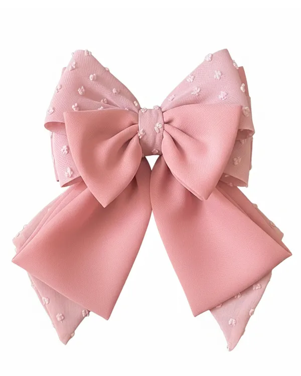 Multi_Layered_Georgette_Bows_(Pink)
