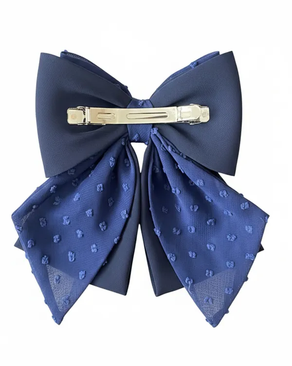 Multi_Layered_Georgette_Bows_(Dark_Blue)