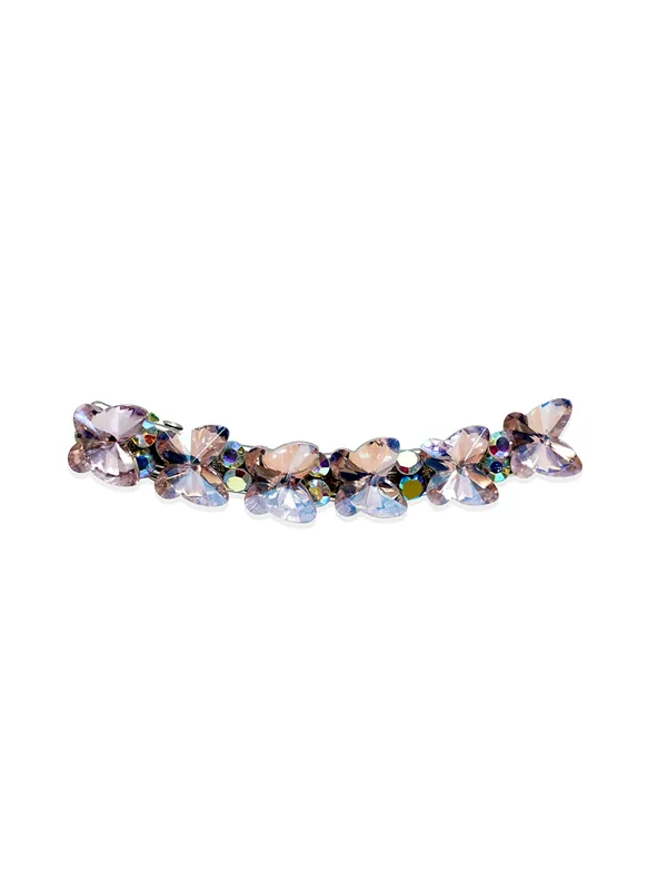 Silver_&_Pink_Alligator_Clip_For_Women